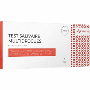 Test salivaire multidrogue 6 classes — seuil bas