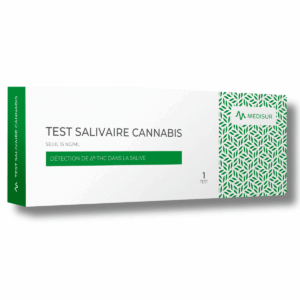 Test salivaire cannabis (THC) — seuil 15 ng/mL