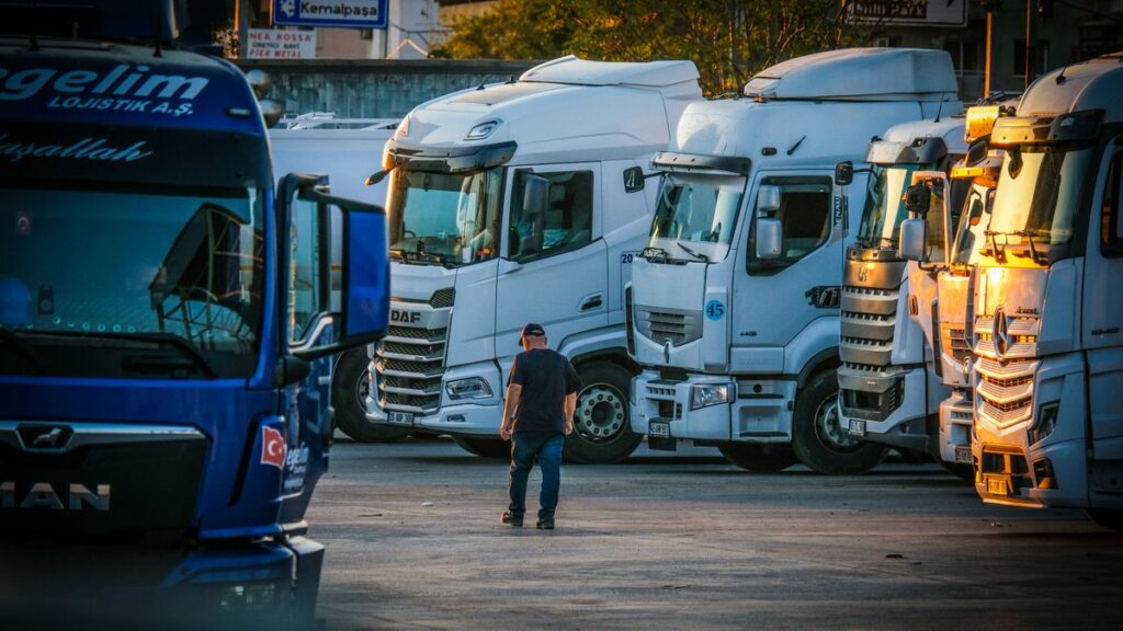 Chauffeur poids lourd, sécurité dans le transport