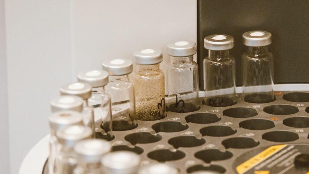 Analyse d'échantillon en laboratoire de toxicologie